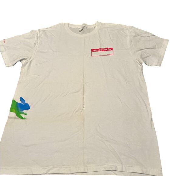 NWOT Google Fiber Men's Short Sleeve T Shirt Made in USA 100% Cotton Size XL - Picture 1 of 6